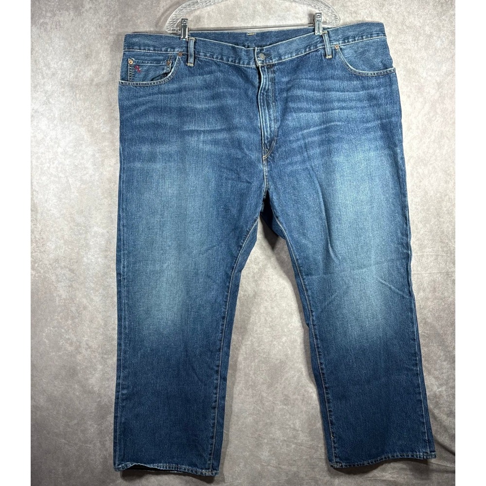 Polo Ralph Lauren Jeans Mens Size 50x30 Blue Hampton Straight Classic Casual